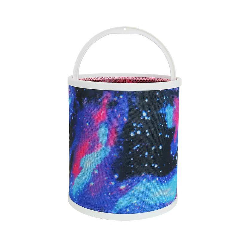 バケツ 折りたたみ 携帯 ポータブル 軽量 丈夫 コンパクト収納 帆布製 キャンバス 自立式 洗車 アウトドア 釣り キャンプ レジャー 家庭用 掃除 水汲み 園芸 防災 多機能 多目的 ウォーターバケツ(x2)