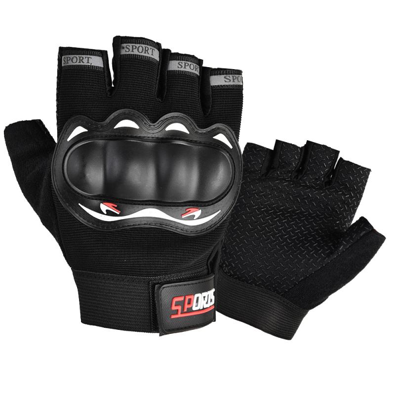 グローブ メンズ 春夏 滑り止め 硬質プロテクター ハーフフィンガー タクティカル サイクリング バイク..