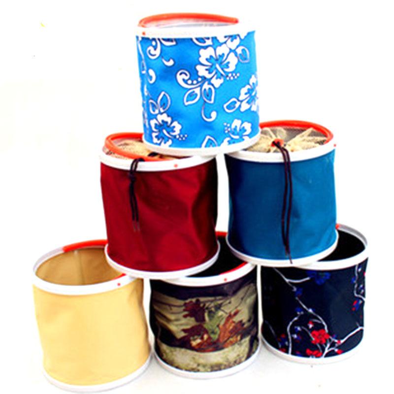 釣り バケツ 活かしバケツ フィッシング 折りたたみ 帆布製 ポータブル 水汲み コンパクト 大容量 多機能 車載 携帯用 メッシュ付き 釣り具