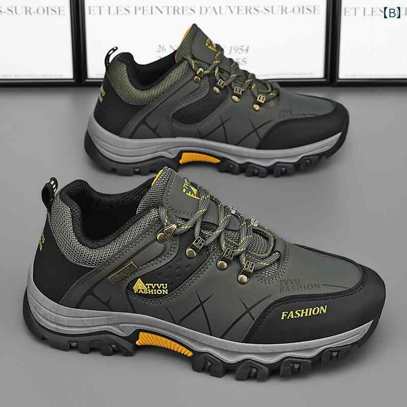トレッキングシューズ メンズ 防水 滑り止め 耐摩耗性 通気性 安定性 ローカット スリッポン 作業靴 登山靴 アウトドア スポーツ カジュアル ウォーキング 合成皮革 ゴム底 春夏秋