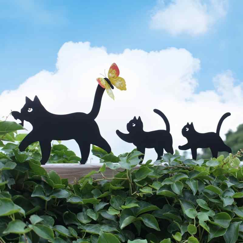 アイアンの猫　ネコ　ホワイト&ブラック　セット 楽天市場】黒猫アイアンシリーズの通販