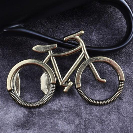 栓抜き 自転車モチーフ 金属製 おしゃれ ユニークデザイン 携帯便利 持ち運び コンパクト 軽量 キーホ..