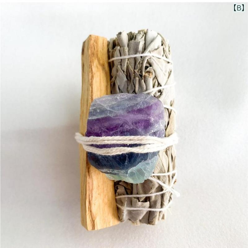 浄化アイテム ホワイトセージ パロサント スティック 天然石 パワーストーン 原石 空間浄化 ヒーリング アロマ 瞑想 スピリチュアル ルームフレグランス お香セット