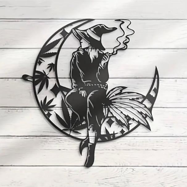 オーナメント ハロウィン 魔女 アイアン製 ホラー ウォールデコレーション ガーデンピック 壁掛け 屋外..