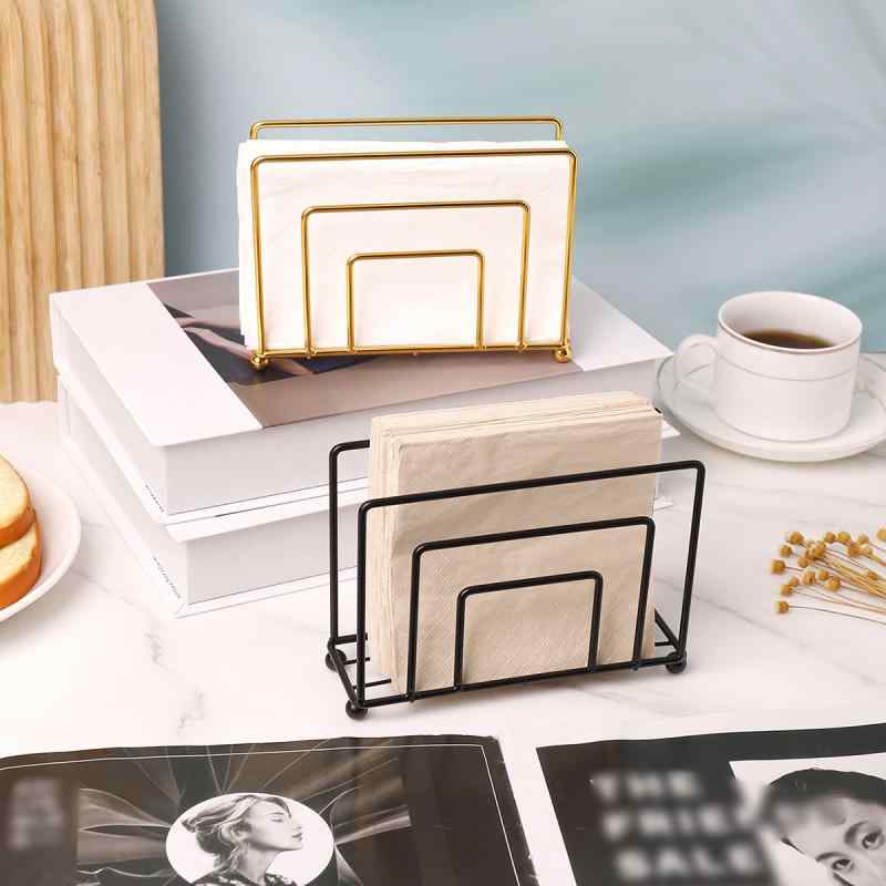 ティッシュケース アイアン製 電気メッキ加工 立体 透かし彫り ナプキンスタンド 卓上 おしゃれ スクエ..