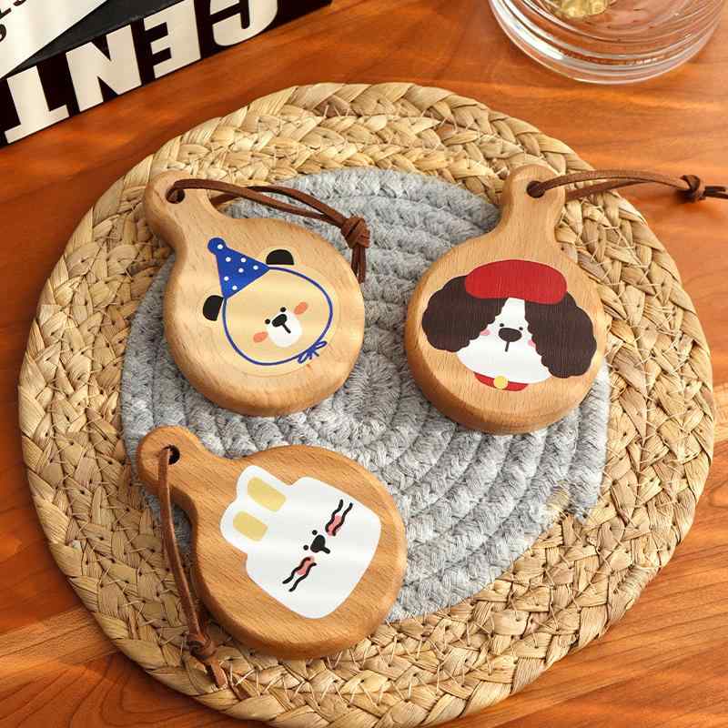 栓抜き マグネット 冷蔵庫マグネット おしゃれ かわいい 動物 アニマル キャラクター 木製 持ち手付き ..