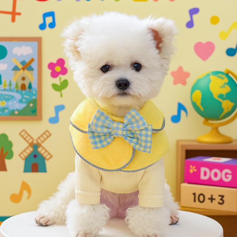 ペット用ケープ 猫 犬 小型犬 中型犬 幼稚園風 学生服風 プリンセス風 蝶ネクタイ リボン付き ポリエス..