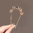 かんざし レディース 新中式モダン 古風 優雅 高級感 歩揺 タッセル まとめ髪 アップヘア 蝶結び 合金製 電気メッキ加工