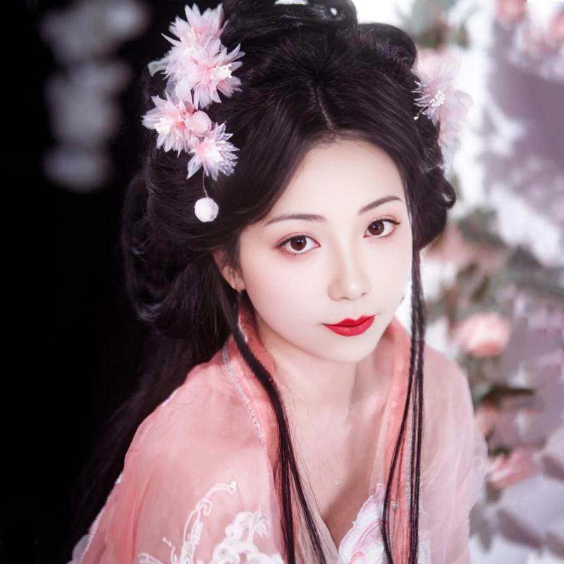 ヘアクリップ レディース ハンドメイド 妖精風 絹紗 フラワー 新チャイニーズスタイル プレス花 ペアク..