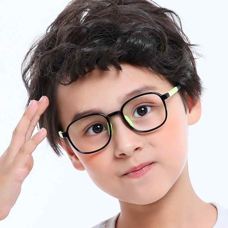 眼鏡フレーム キッズ 小学生 男の子 女の子 軽量 柔らかい TR90 カラフル ツートンカラー 丸型 オーバ..