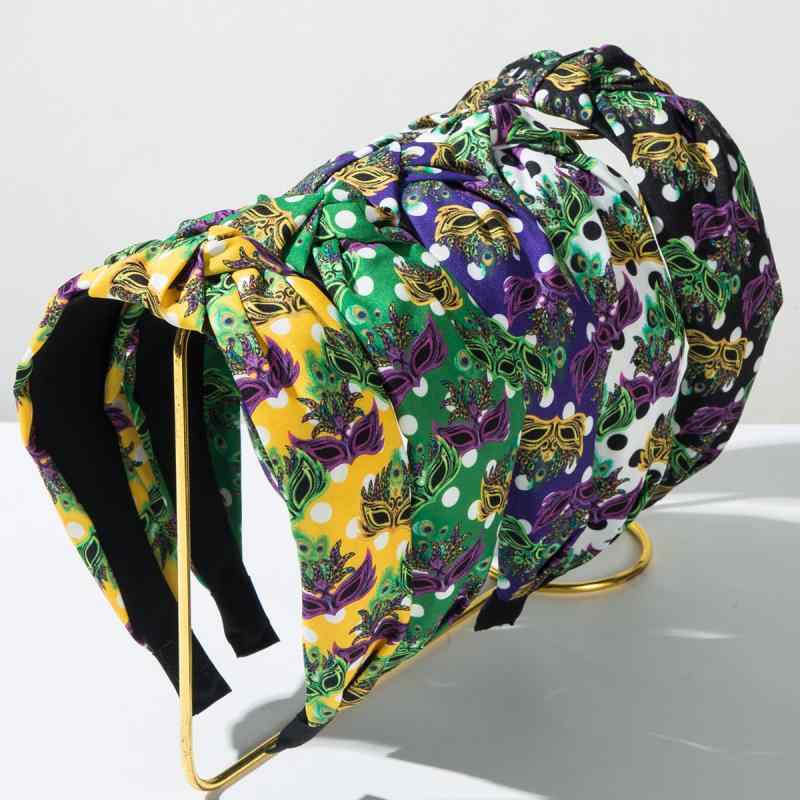 カチューシャ レディース 布製 結び目 ドット柄 メガネモチーフ トレンド 個性的 シンプル レトロ 大人..