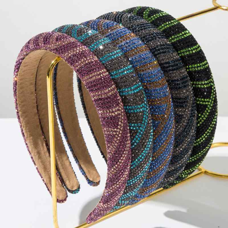 カチューシャ レディース 頭頂部ボリュームアップ ふんわり スポンジ入り ラインストーン バイカラー 韓国風 シンプル おしゃれ 高級感 通勤 オフィス お出かけ 前髪 髪留め ヘアバンド