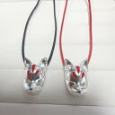 ネックレス メンズ レディース 仮面 狐モチーフ 銅製 電気メッキ加工 レジン加工 レトロ おしゃれ シンプル 個性的 デザイン カジュアル オールシーズン対応