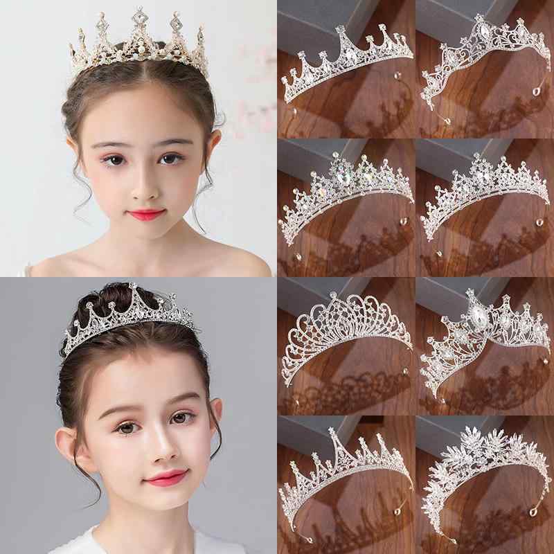 ヘアアクセサリー 髪飾り 花嫁 ブライダル ウェディング ティアラ クラウン 欧米風 洋風 ラインストー..