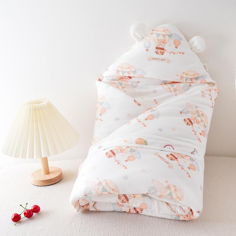 おくるみ ベビー 新生児 厚手 純綿素材 A類 洗える中綿 抱っこ布団 赤ちゃん 秋冬 0歳 1歳 出産準備 産院 退院時 スワドル 肌に優しい かわいい アニマル柄