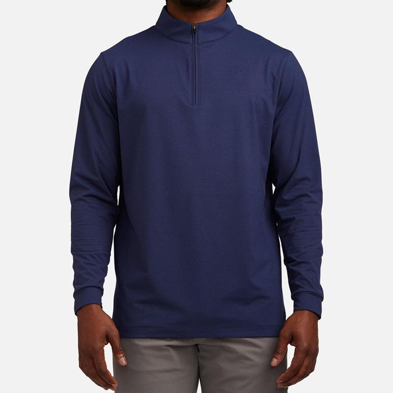 ゴルフパーカー メンズ ハーフジップ プルオーバー スウェット スポーツウェア ランニング トレーニン..