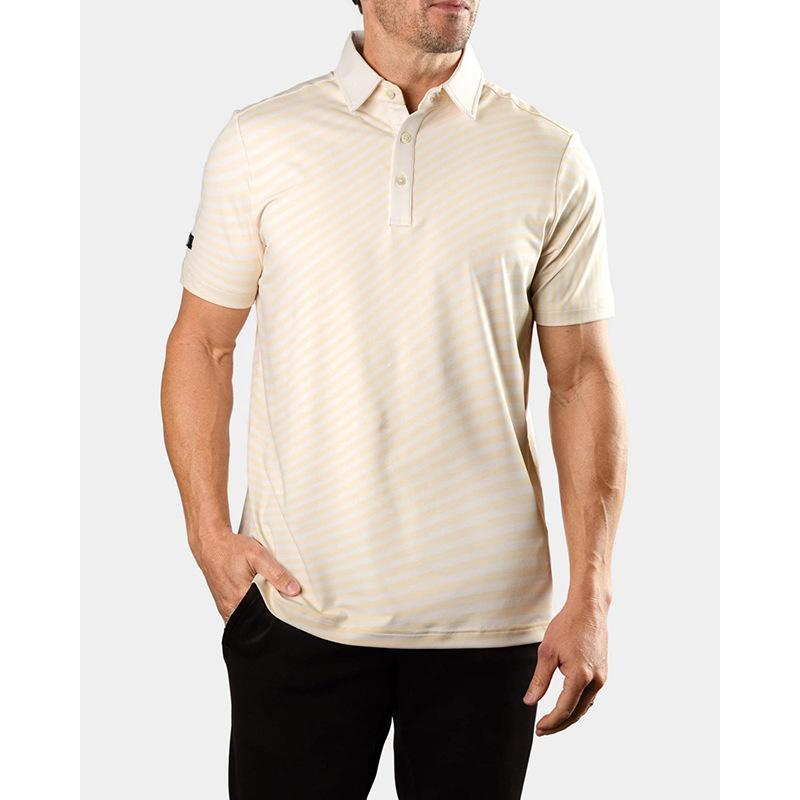 ポロシャツ メンズ 吸汗速乾 接触冷感 ゴルフウェア スポーツ スリムフィット 無地 ストレッチ素材 春夏 快適 通気性