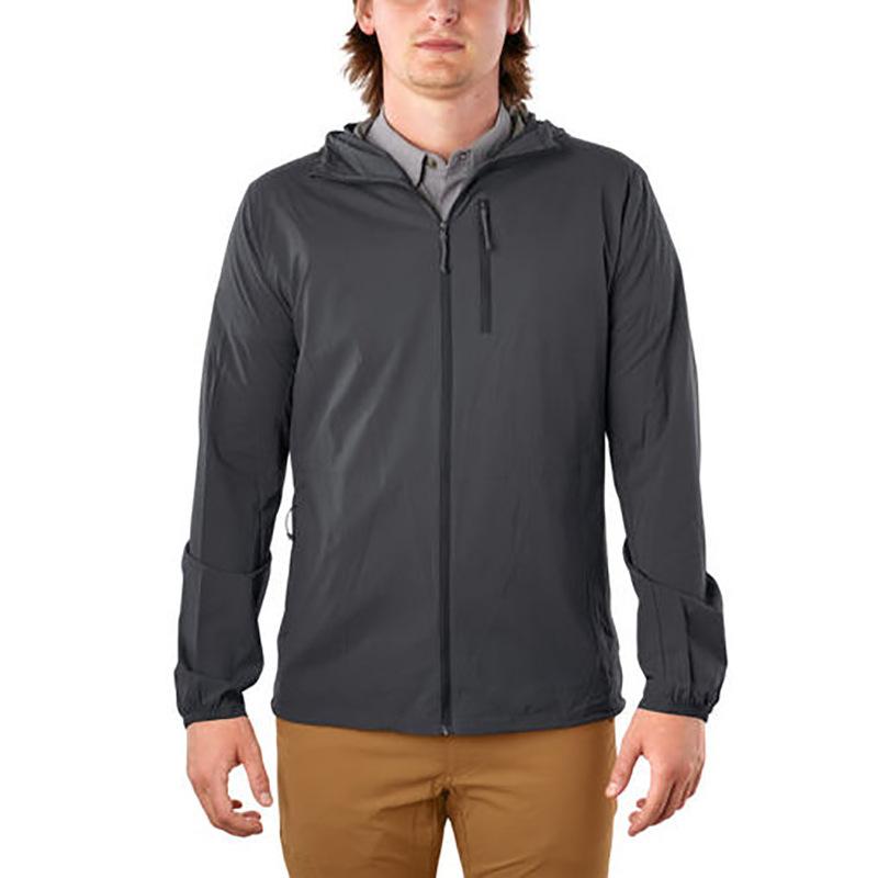 ゴルフアウター メンズ クォータージップ 吸汗速乾 軽量 ポリエステル プリント 春秋 ゴルフウェア ト..