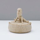 灰皿 蓋つき 灰飛び防止 モアイ像 ユニーク おもしろい かわいい 個性的 高級感 樹脂製 インテリア オブジェ プレゼント ギフト