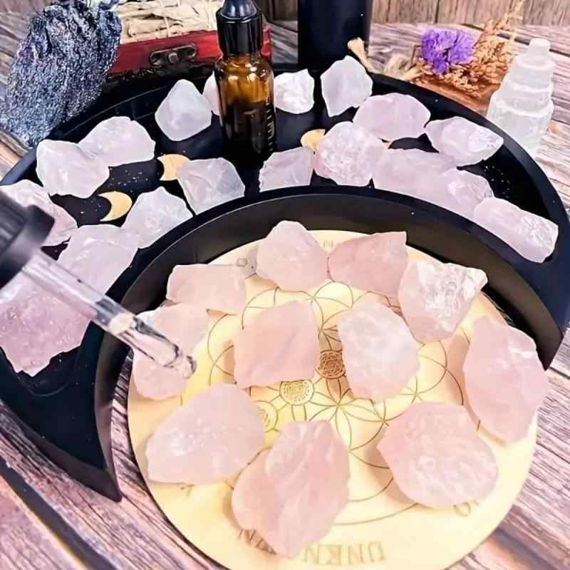 インテリア 置物 天然 ローズクォーツ 原石 アロマストーン ディフューザー パワーストーン オブジェ ギフト プレゼント