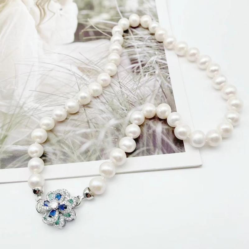 楽天モズラボネックレス レディース 天然淡水パール 真円 大粒 パール 普段使い フォーマル対応 個性的 エレガント 上品 高級感 シルバー925 万能 オールシーズン ニットスタイルにも