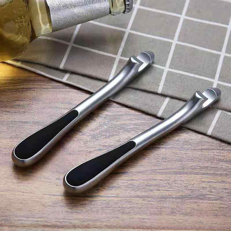 ボトルオープナー 多機能 ポータブル 厚手 高耐久 アルミ合金 亜鉛合金製 ビール 飲料用 バー 家庭用 ..