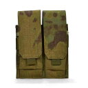 タクティカルポーチ メンズ レディース 防水 耐摩耗 軽量 多機能 アウトドア ダブルマガジン収納 ウエストバッグ MOLLEシステム対応 戦術ベスト 小物入れ(x2)