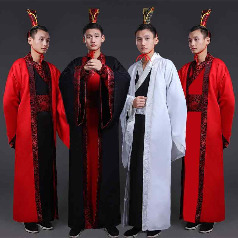 漢服 メンズ 古装 ローブ 直裾 大氅 舞台衣装 演劇 映画 ドラマ 時代劇 コスプレ 貴公子 大臣 侠客 武侠 ポリエステル製 軽量 ゆったり 体型カバー 調節可能