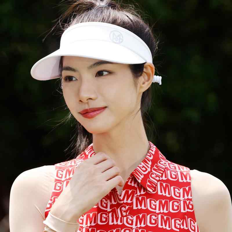 サンバイザー レディース 女性用 日焼け対策 UVカット 紫外線防止 カジュアル 多用途 スポーツ ゴルフ ..