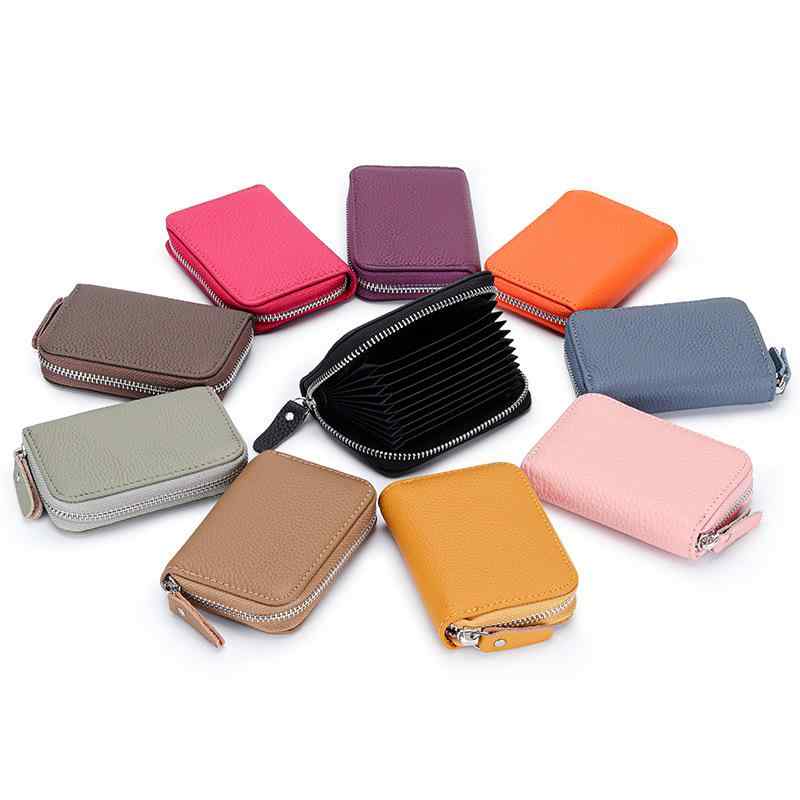カードケース レディース 本革 牛革 アコーディオン 大容量 多機能 ファスナー 小銭入れ コインケース ..