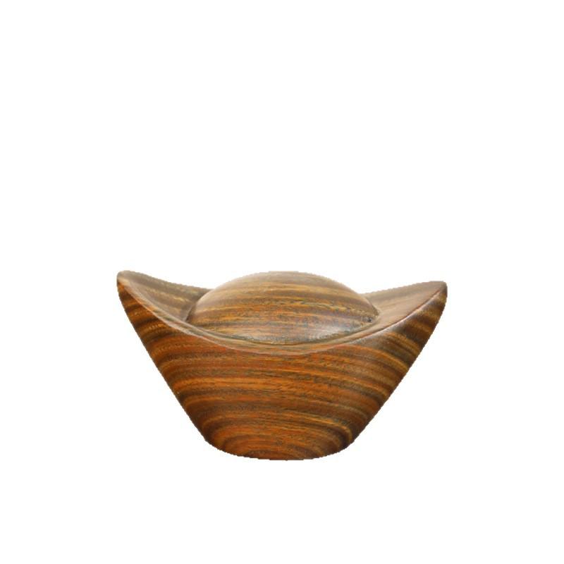 置物 アルゼンチン産 グリーンサンダルウッド 無垢材 彫刻 元宝 開運 金運 縁起物 風水 卓上 デスク オフィス 車内装飾 茶道具 手のひらサイズ アジアン インテリア オブジェ