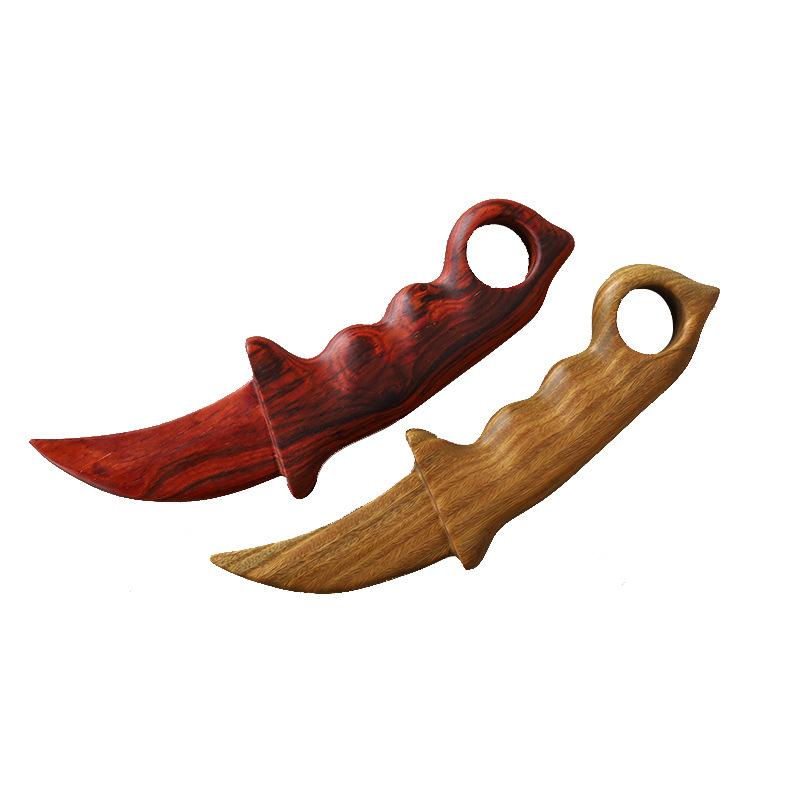 おもちゃ 無垢材 ラディッシュナイフ 微凹黄檀 緑檀木 高級感 手触り抜群 精密研磨 彫刻 新中式 癒し ストレス解消 鑑賞用 コンパクト