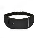 ウエストバッグ メンズ レディース ランニング スポーツ アウトドア 薄型 軽量 コンパクト フィット 通気 防水 防犯 スマホ収納 耐摩耗 夜間反射材付き 多...