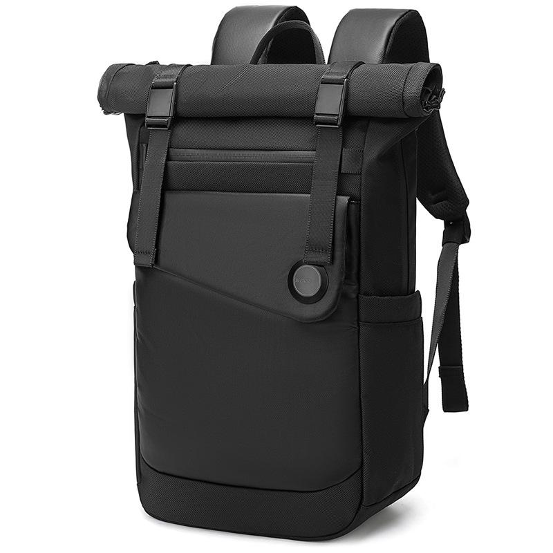 リュックサック メンズ オックスフォード生地 ロールトップ 拡張 大容量 PC収納 ビジネス カジュアル ..