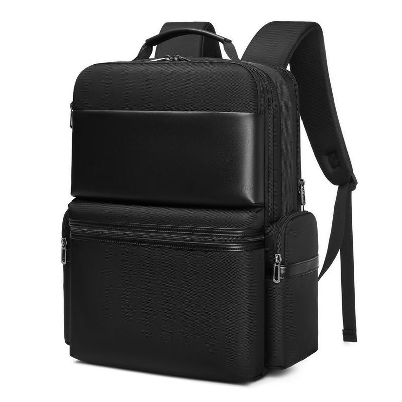 バックパック メンズ 防水 防犯 USB充電ポート付き 負担軽減 大容量 ビジネス 通勤 出張 旅行 トラベル 16インチPC対応 オックスフォード生地 ノートパソコン収納 ブラック カジュアル スタイリッシュ