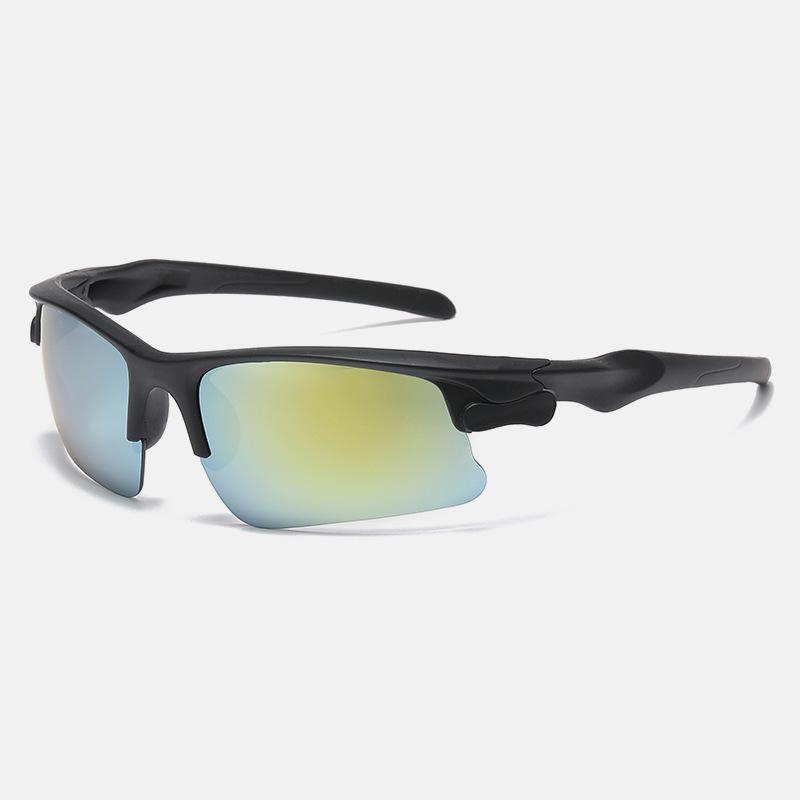 スポーツサングラス メンズ レディース 防風 UVカット 偏光レンズ サイクリング ロードバイク ランニン..