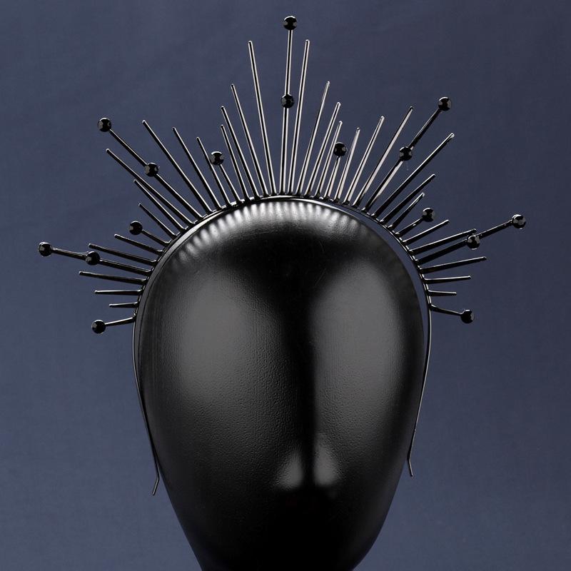 ヘッドドレス レディース 光り輝く ヘイロー風 ティアラ カチューシャ 欧米風 パーティー 結婚式 二次..