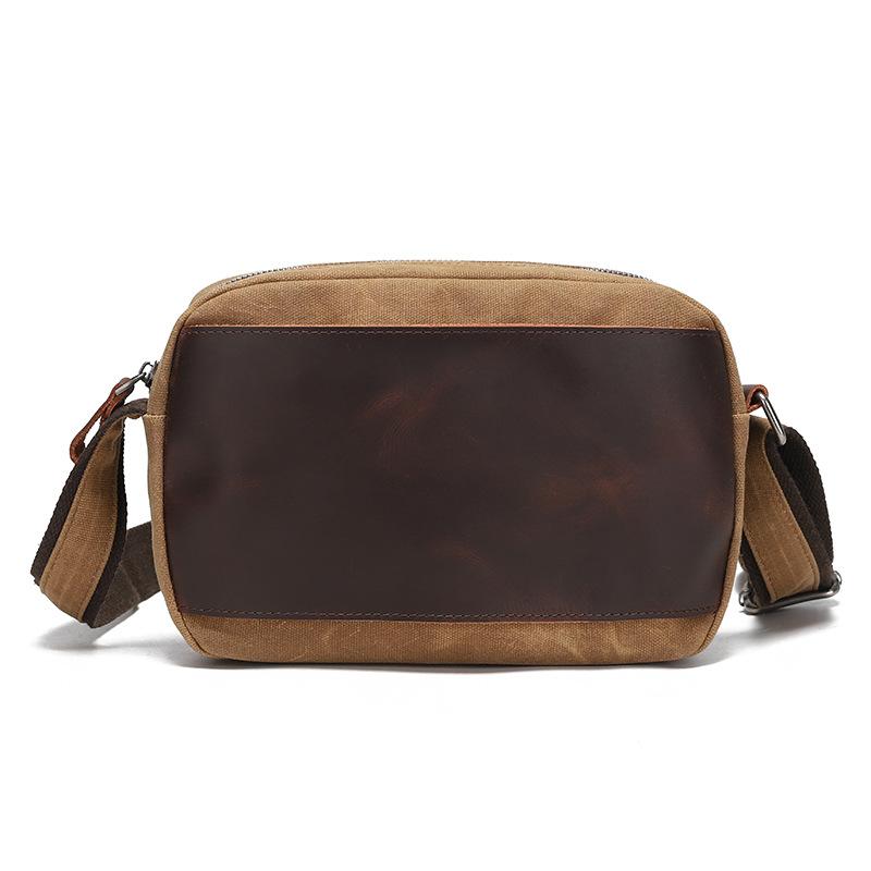 ショルダーバッグ メンズ キャンバス カジュアル クロスボディバッグ カメラバッグ 耐摩耗性 大容量 多..