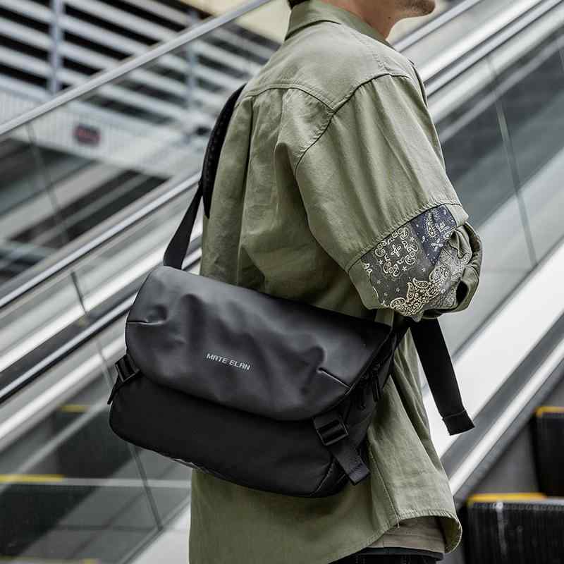 メンズ ショルダーバッグ 大容量 機能性 多機能 斜めがけ メッセンジャーバッグ ストリート系 カジュア..