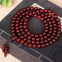 数珠ブレスレット 男女兼用 インド産 小葉紫檀 108玉 二連ネックレス 0.8mm 真円玉 高油密 老材 高級感 上品 アジアンテイスト