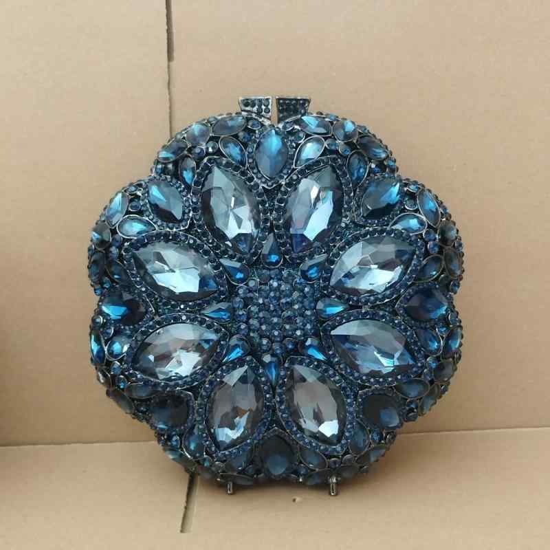 パーティーバッグ レディース 女性用 透かし彫り 金属製 ラインストーン装飾 敷き詰め オーバル型 ハードタイプ マグネット開閉 手持ち ハンドバッグ 結婚式 披露宴 二次会 ドレス フォーマル ジュエルバッグ