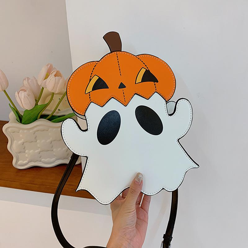 斜めがけバッグ レディース 女性用 ハロウィン パンプキンバッグ ゴースト おばけ いたずら おもしろ ..