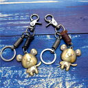 キーホルダー メンズ レディース 手作り ヴィンテージ 牛革製 十二支 ねずみ モチーフ アンティークブロンズ合金 個性的 ユニークデザイン おしゃれ ブラック ブラウン