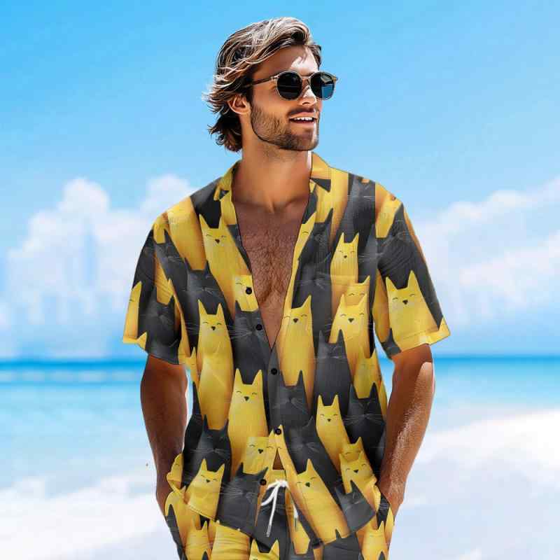 シャツ メンズ カップル ペアルック ハワイアン アロハシャツ 夏 リゾート ビーチ 旅行 カジュアル ゆったり 薄手 通気性抜群 速乾 洗濯機OK ストレッチ 総柄 花柄 ポリエステル素材 半袖 開襟シャツ