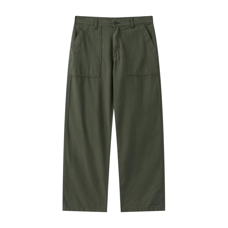 カーゴパンツ メンズ 通気性 イージーケア ゆったり ストレート 無地 綿混 ドローストリング ミドルウエスト ストリート カジュアル オールシーズン 普段使い