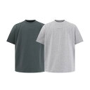 Tシャツ メンズ シンプル 無地 オーバーサイズ クルーネック 五分袖 カジュアル ストリート アメカジ 着回し 通気性 綿混 トップス 春夏