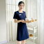 ワンピース レディース 吸湿速乾 美容師 エステティシャン セラピスト サロン制服 ユニフォーム 高級感..
