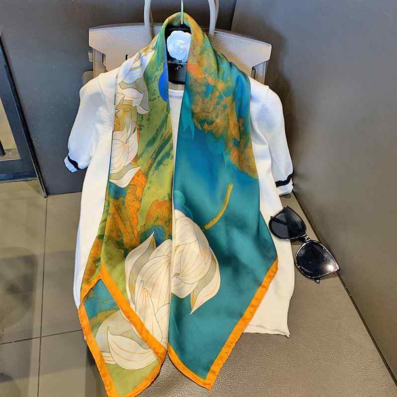 スカーフ レディース 女性用 おしゃれなアルファベット柄 大判 薄手 軽量 多機能 ストール ショール ヘ..