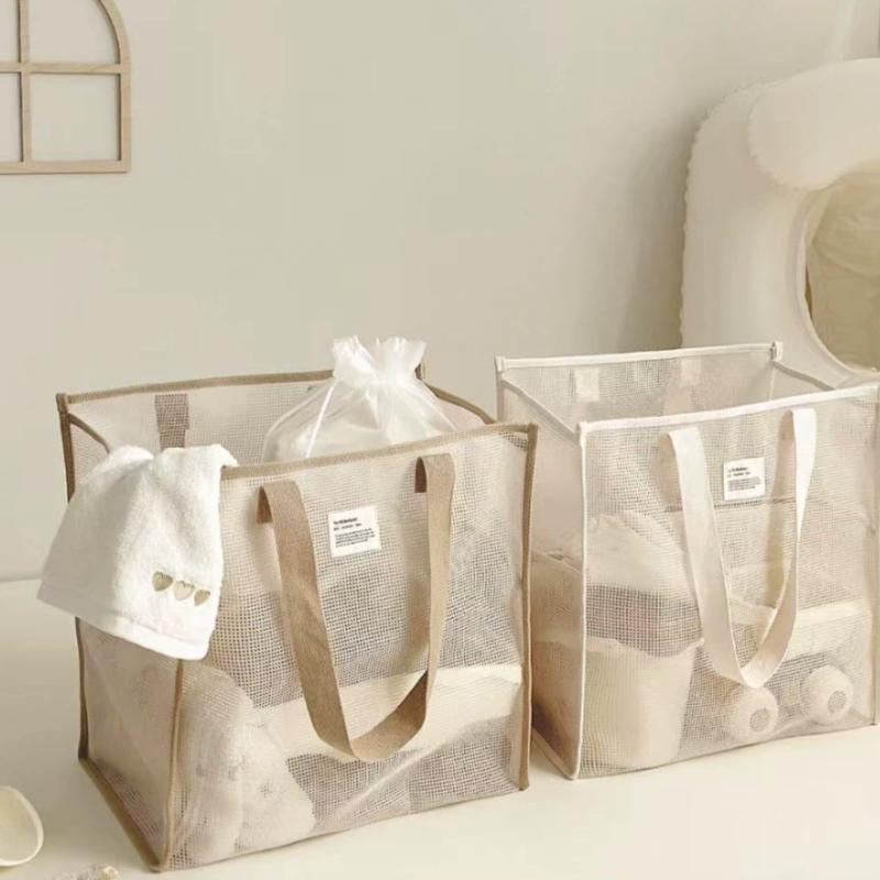 ビーチバッグ レディース インス風 大容量 スイミング スポーツ ジム メッシュ トート 着替え 小物入れ トラベル 普段使い マルチユース(x200)