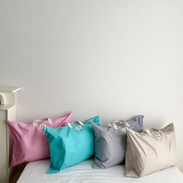 布団収納バッグ キッズ 大容量 多機能 トラベル 旅行用 防塵 600Dオックスフォード生地 おしゃれ 韓国風 マカロンカラー 衣類 布団 寝具 下着 雑貨